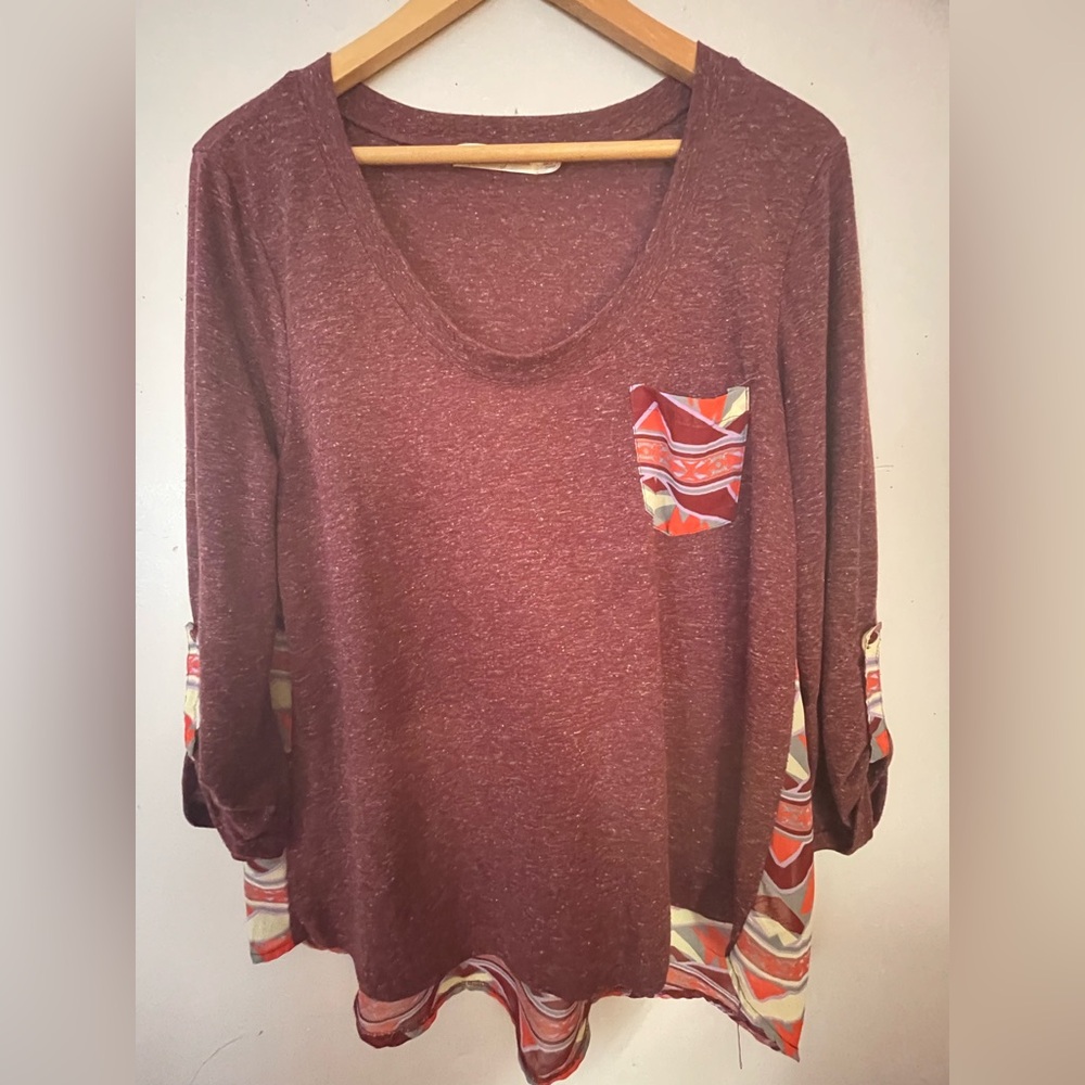 Liberty Love blouse Sz 1XL